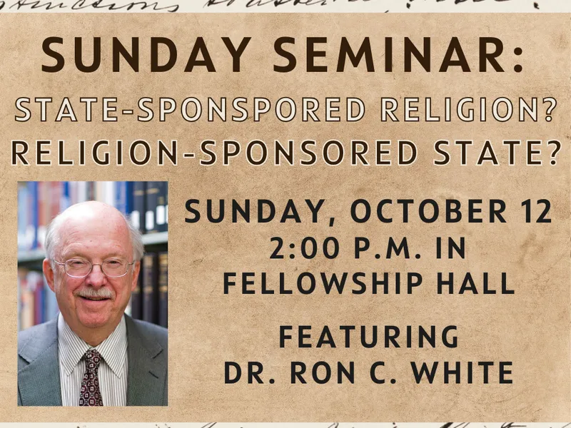Sunday Seminar with Dr. Ron C. White